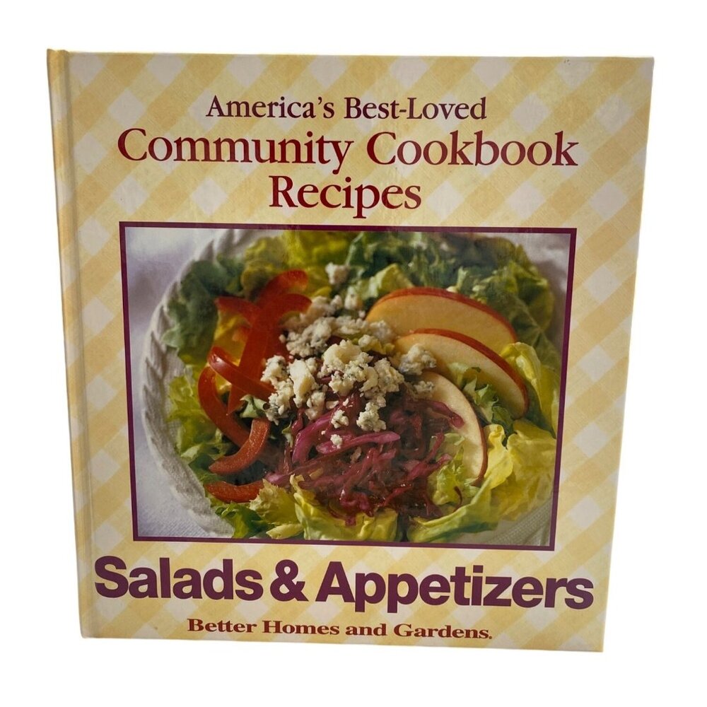 Vintage Better Homes And Gardens Salads & Appetizers Community Cookbook 1996 Edi